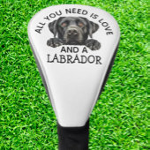 Black Labrador  Golf Headcover
