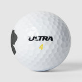 Black Labrador Golfball (Logo)