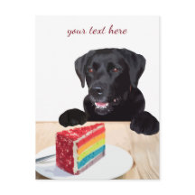 Black Labrador - Happy Birthday - Danke - Hund