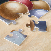 Black Labrador Hund Holiday Tree Weihnachten Puzzle (Seite)