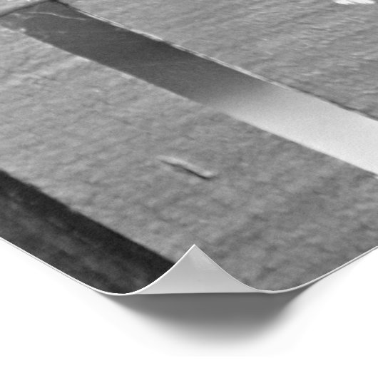 Black Labrador Hund Poster Print (Ecke)