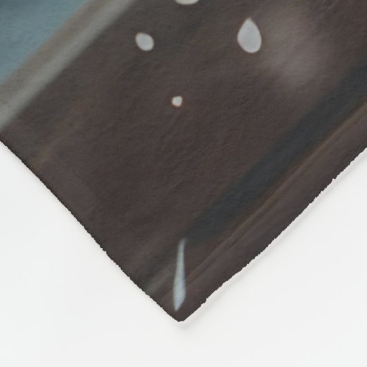 Black Labrador Hund Weihnachten Fleecedecke (Ecke)