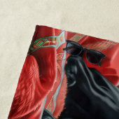 Black Labrador Hund Weihnachten Strandtuch (Beispiel)