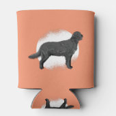 Black Labrador - Jagdhund Dosenkühler (Rückseite)
