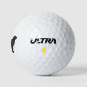Black Labrador - Jagdhund Golfball (Logo)