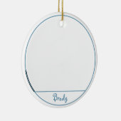 Black Labrador Kardinal Niedlich Dog Black Lab Keramik Ornament (Rechts)