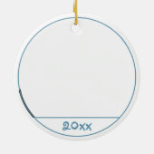 Black Labrador Kardinal Niedlich Dog Black Lab Keramik Ornament (Hinten)