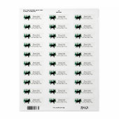 Black Labrador Kontur Evergreen Rücksendeadresse (Vorne)