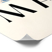 Black Labrador Matisse Print Funny Tropical Poster (Ecke)