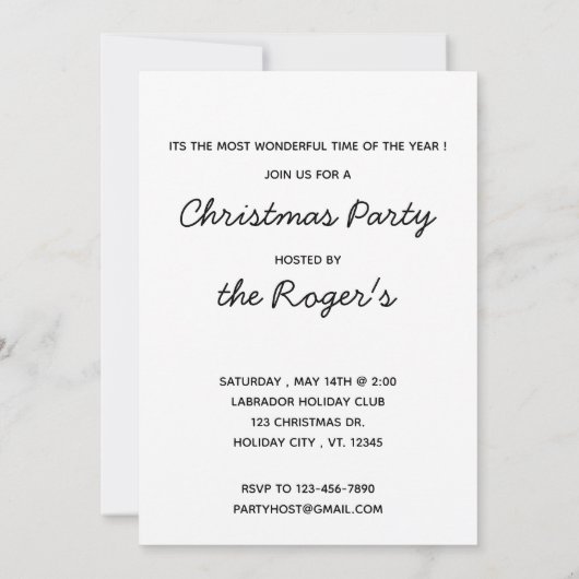 Black Labrador Mistletoe Niedlich Dog Puppy Einladung (Rückseite)