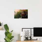 Black Labrador Poster (Heimbüro)