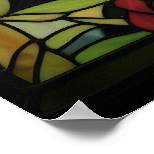 Black Labrador Poster (Ecke)