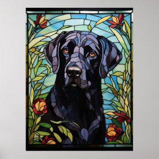 Black Labrador Poster