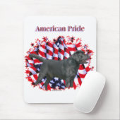 Black Labrador Pride Mousepad (Mit Mouse)