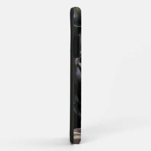 Black Labrador Puppy Case-Mate iPhone Hülle (Hinten/Rechts)