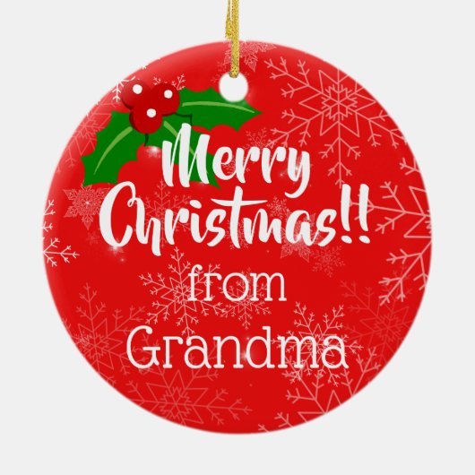 Black Labrador Puppy Christmas Pattern Keramikornament (Hinten)