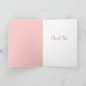 Black Labrador Puppy Danke Karte (Innenseite)