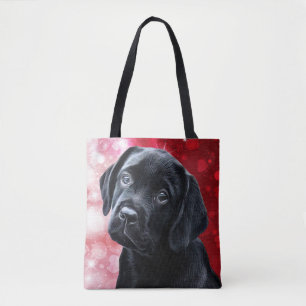 Black Labrador Puppy Niedlich Labrador Retriever Tasche
