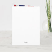 Black Labrador Puppy Summer Party Thank You Dankeskarte (Rückseite)