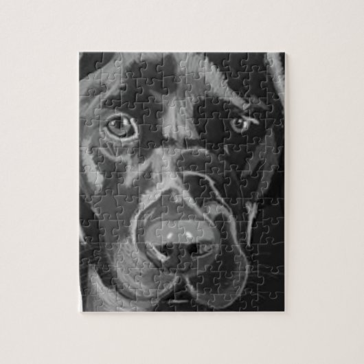 Black Labrador Puzzle (Vertikal)