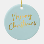 Black Labrador Red Christmas Truck Keramik Ornament (Hinten)