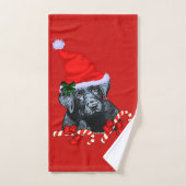 Black Labrador Retriever Badhandtuch Set (Handtuch)