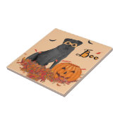 Black Labrador Retriever Boo! Fliese (Seite)