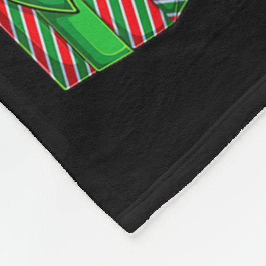 Black Labrador Retriever Christmas Lights Xmas Lab Fleecedecke (Ecke)