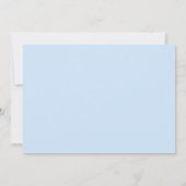 Black Labrador Retriever Dog Welpe Blue Boy Einladung (Rückseite)