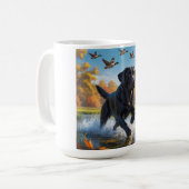 Black Labrador Retriever Elegante Breed Coffee Tas Kaffeetasse (Vorderseite Links)