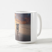 Black Labrador Retriever Elegante Breed Coffee Tas Kaffeetasse (VorderseiteRechts)