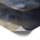 Black Labrador Retriever Expressive Eyes Hunde Kun Poster (Ecke)