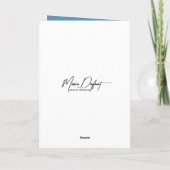 Black Labrador Retriever Geburtstag Karte (Rückseite)