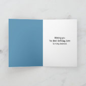 Black Labrador Retriever Geburtstag Karte (Innenseite)