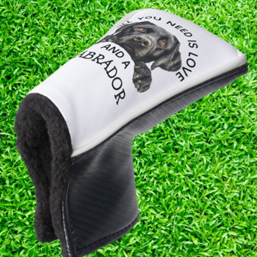 Black Labrador Retriever Golf Headcover