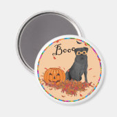 Black Labrador Retriever Halloween Magnet (Vorderseite/Rückseite)
