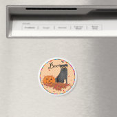 Black Labrador Retriever Halloween Magnet (In Situ (Geschirrspüler))