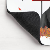 Black Labrador Retriever Halloween Mousepad (Ecke)
