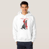 Black Labrador Retriever Hoodie (Vorne ganz)