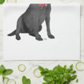 Black Labrador Retriever Koch Geschirrtuch (Gefaltet)