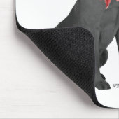 Black Labrador Retriever Koch Mousepad (Ecke)