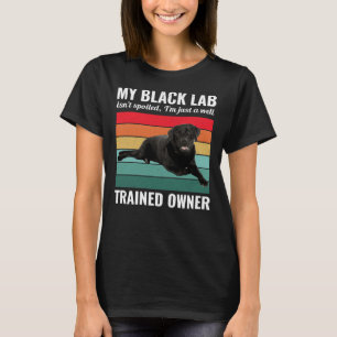 Black Labrador Retriever Labrador Trainer Vin T-Shirt