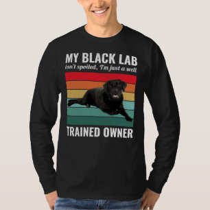 Black Labrador Retriever Labrador Trainer Vin T-Shirt
