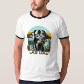 Black Labrador Retriever | LABRADOR VATER T-Shirt (Vorderseite)