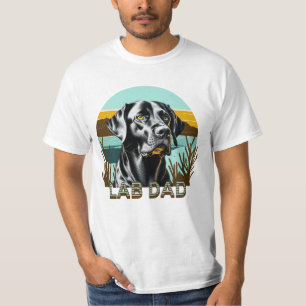 Black Labrador Retriever   LABRADOR VATER T-Shirt