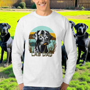Black Labrador Retriever   LABRADOR VATER T-Shirt
