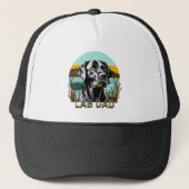 Black Labrador Retriever | LABRADOR VATER Truckerkappe (Vorderseite)