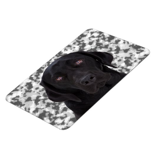 Black Labrador Retriever Magnet (Linke Seite)
