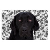 Black Labrador Retriever Magnet (Horizontal)