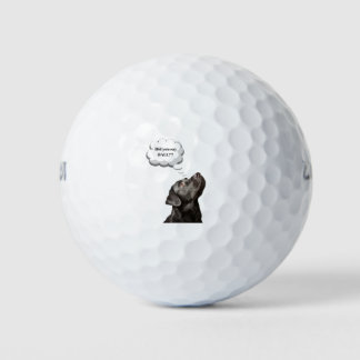 Black Labrador Retriever Meme hast du gesagt Ball? Golfball